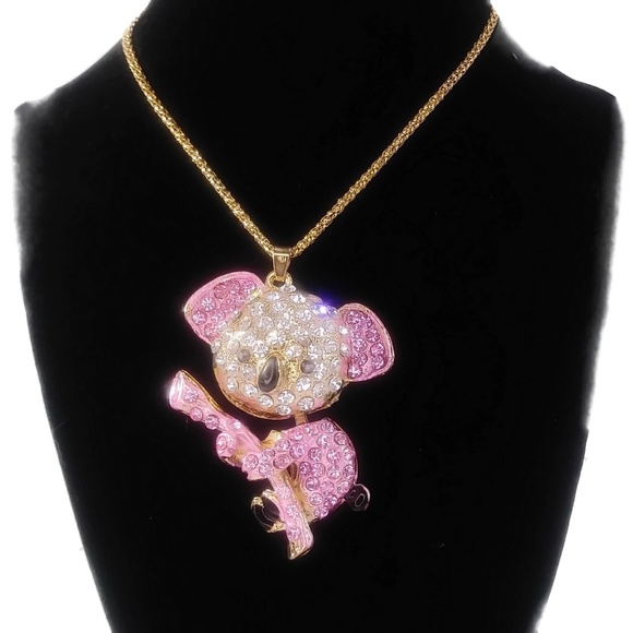 Pink Rhinestone Koala NWT- - Picture 2 of 3